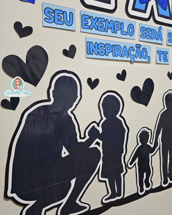 Painel dia dos pais silhueta - Imagem 5