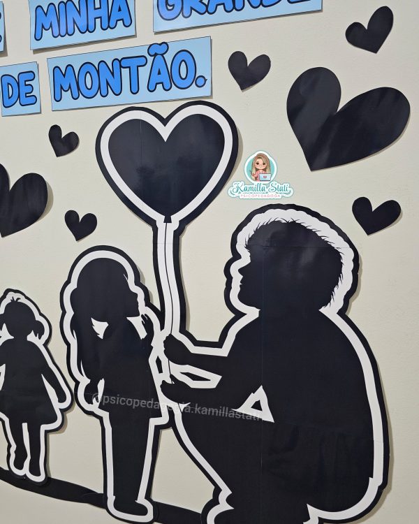 Painel dia dos pais silhueta - Imagem 6