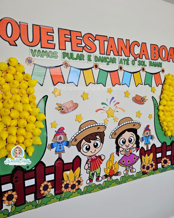 Painel festa junina: festança boa