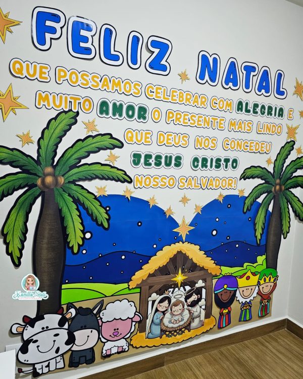 Painel de Natal Cristão gigante - Imagem 2