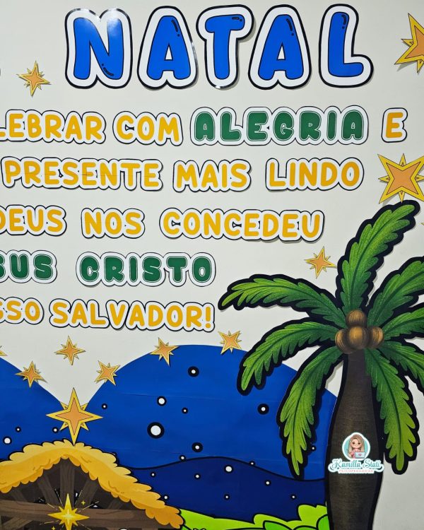 Painel de Natal Cristão gigante - Imagem 6