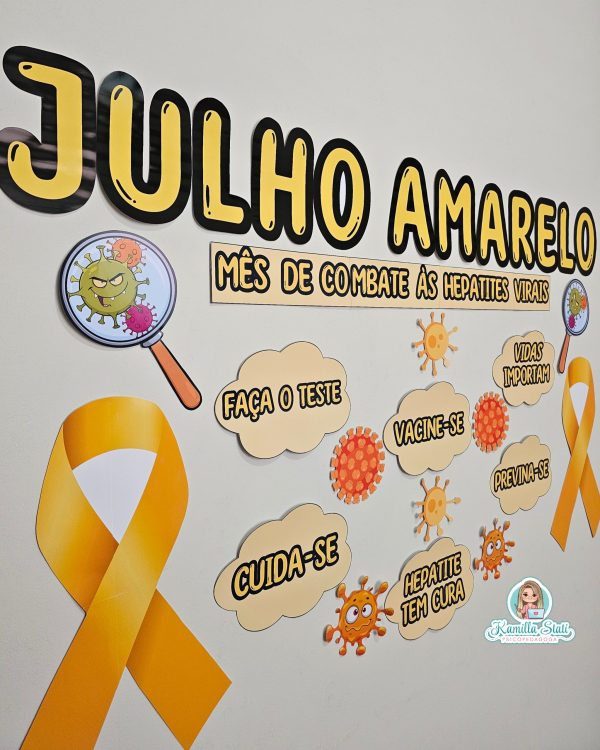 Painel julho amarelo - Imagem 5