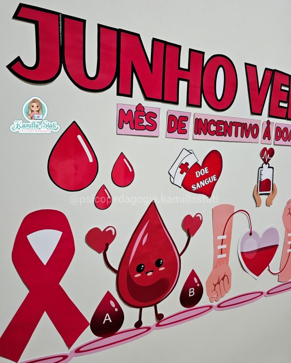 Painel junho vermelho: doação de sangue - Imagem 2