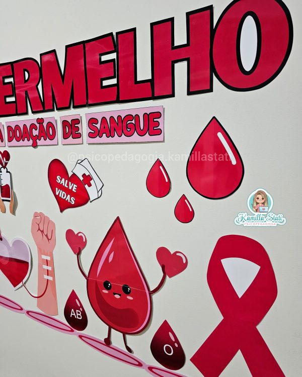 Painel junho vermelho: doação de sangue - Imagem 3