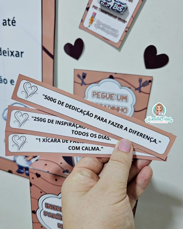 Painel + kit receita de um bom professor - Imagem 3