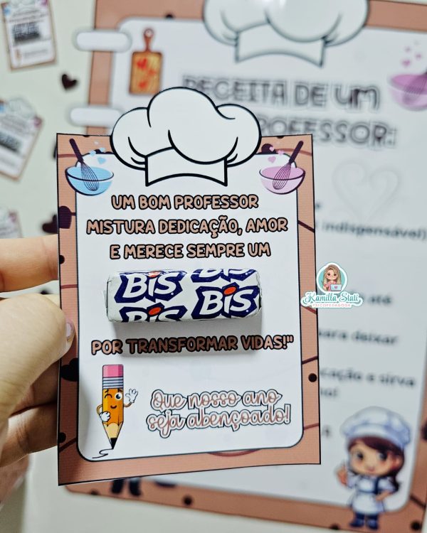 Painel + kit receita de um bom professor - Imagem 4