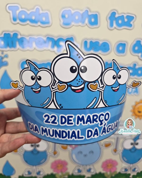 Painel dia da água + lembrancinhas - Imagem 7