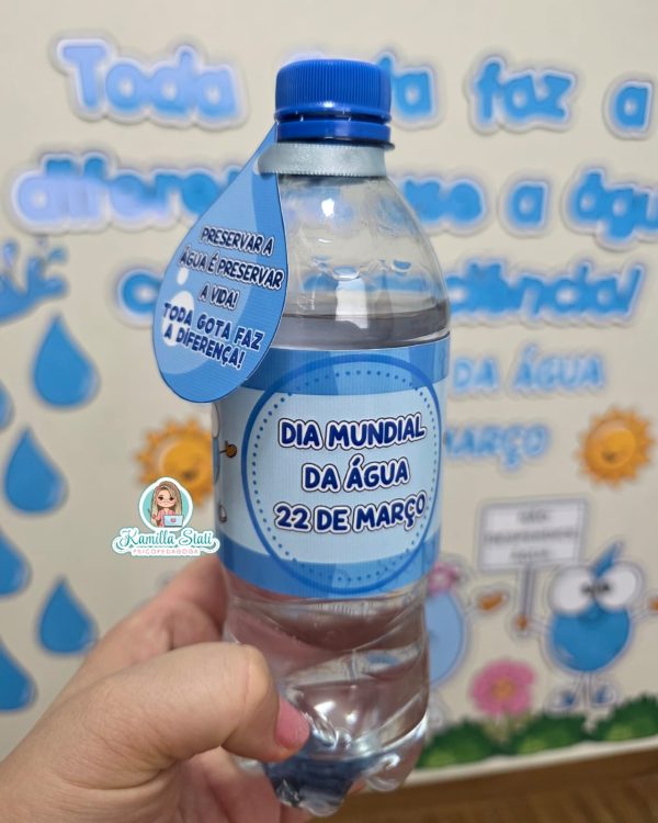 Painel dia da água + lembrancinhas - Imagem 9