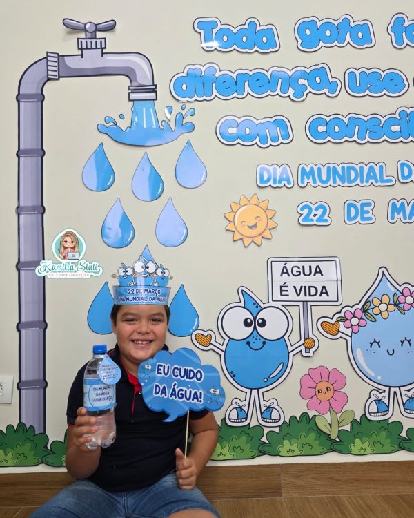 Painel dia da água + lembrancinhas - Imagem 2