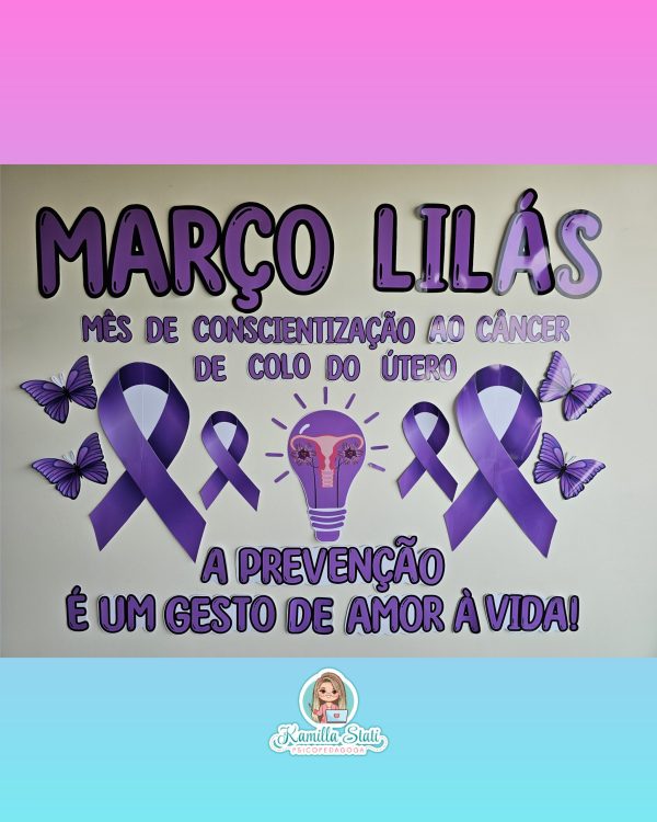 Painel Março Lilás - Imagem 2