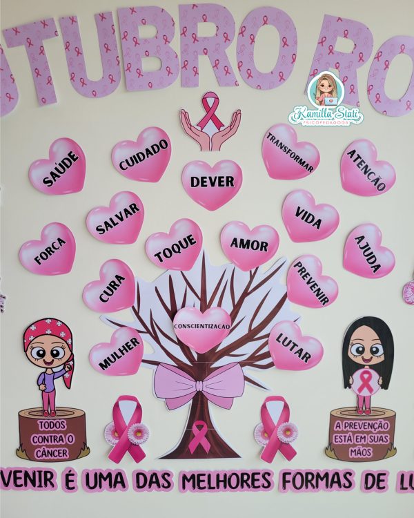 Painel outubro rosa - Imagem 2