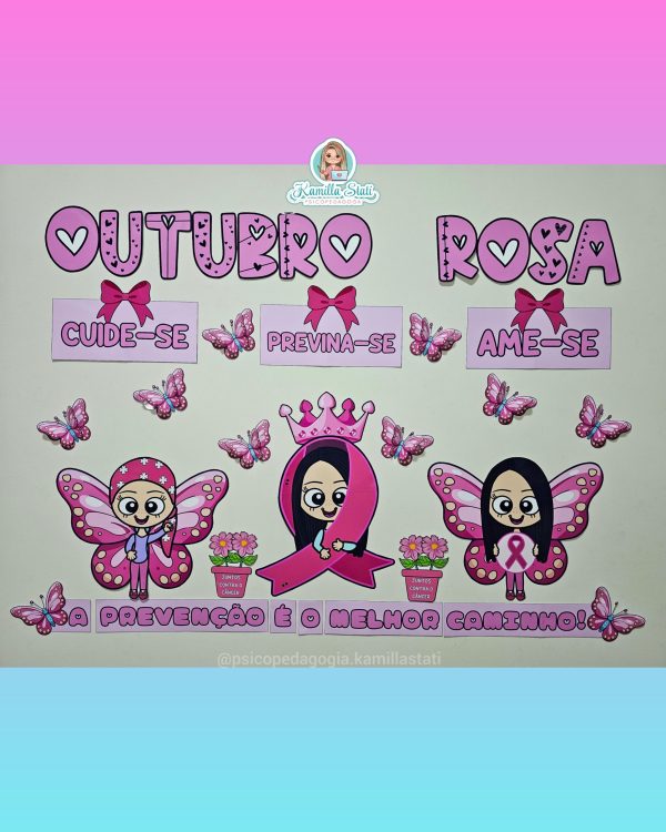 Painel outubro rosa - Imagem 2