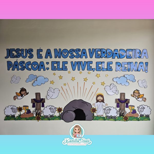 Painel de Páscoa cristã - Imagem 2