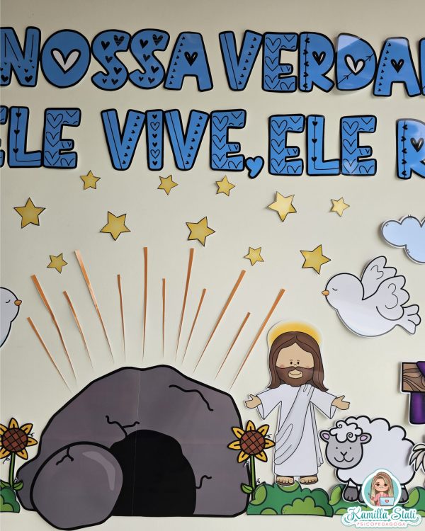 Painel de Páscoa cristã - Imagem 3