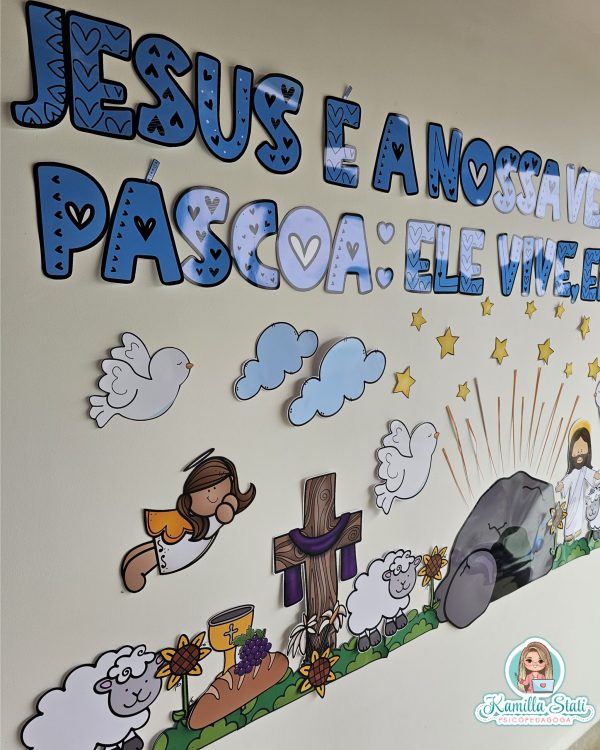Painel de Páscoa cristã