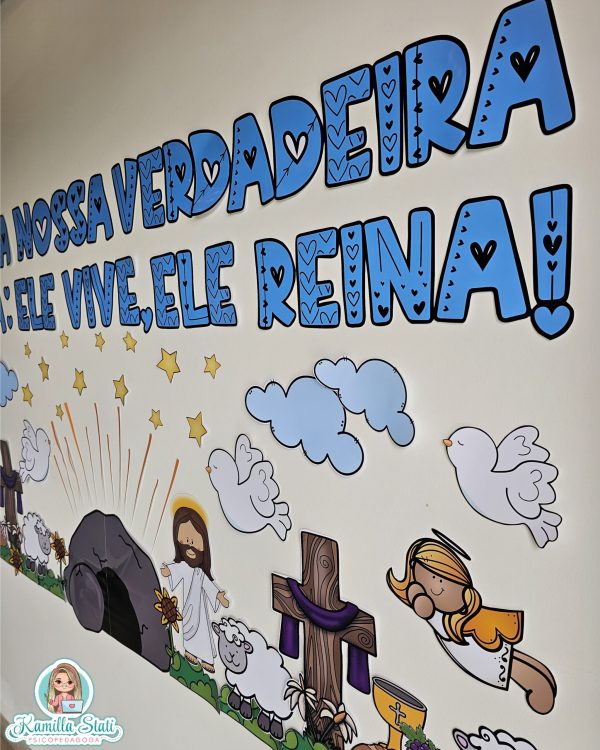 Painel de Páscoa cristã - Imagem 4
