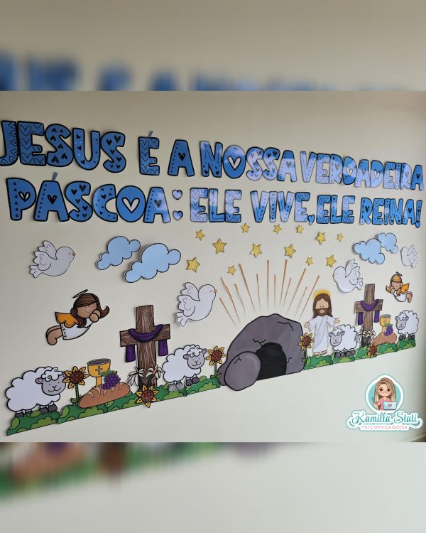 Painel de Páscoa cristã - Imagem 6
