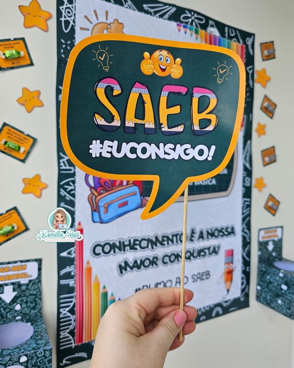 Painel SAEB + lembrancinhas - Imagem 7