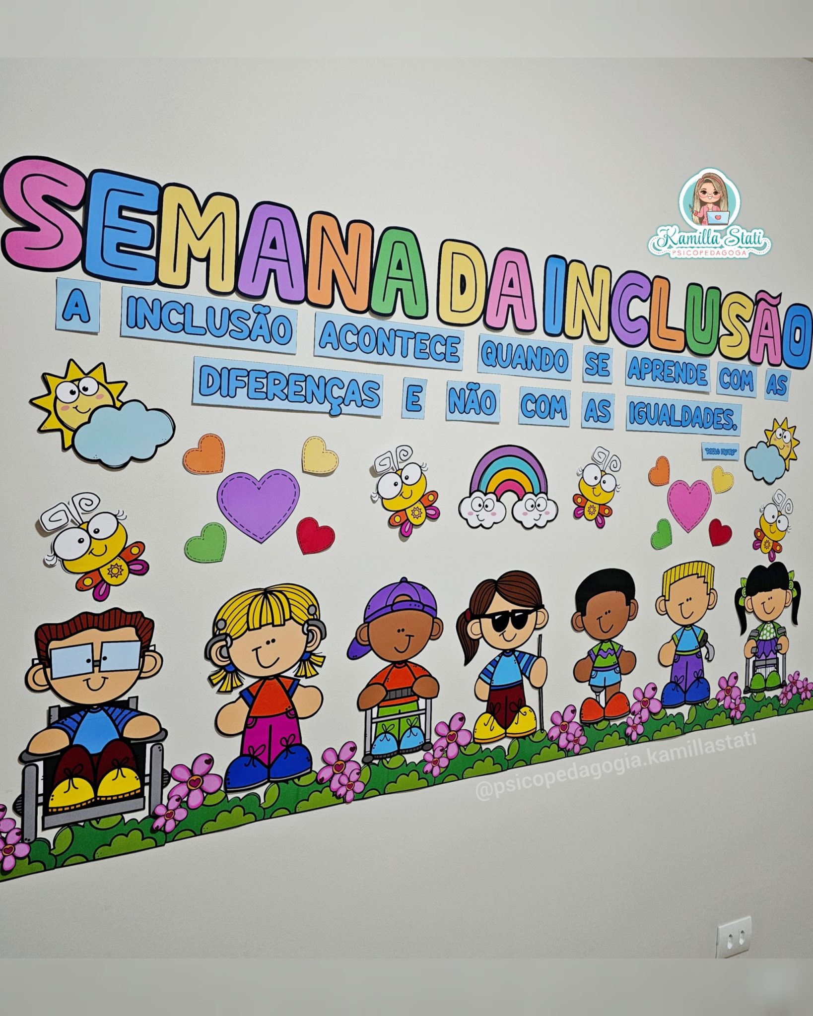 Painel semana da inclusão - Abc Pedagógico Infantil