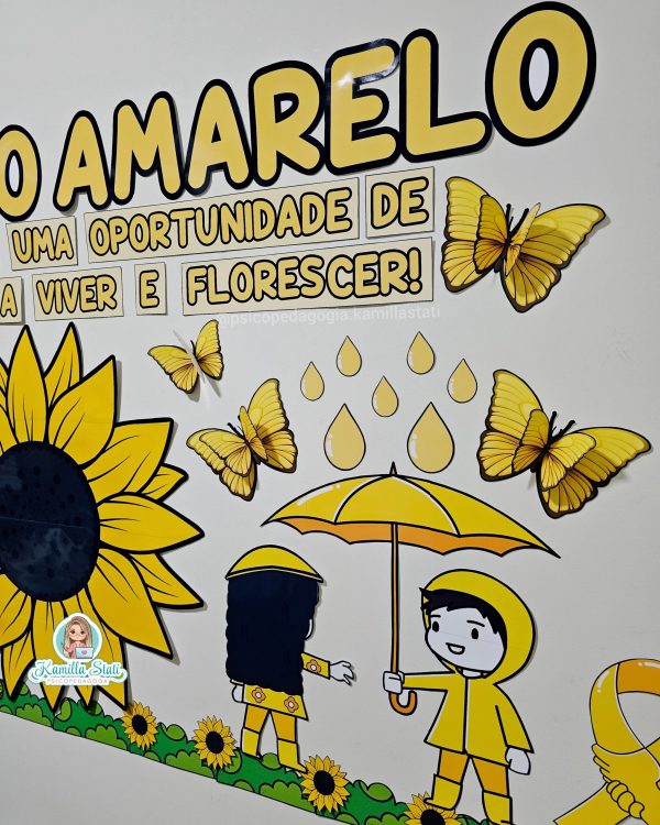 Painel setembro amarelo girassol - Imagem 4