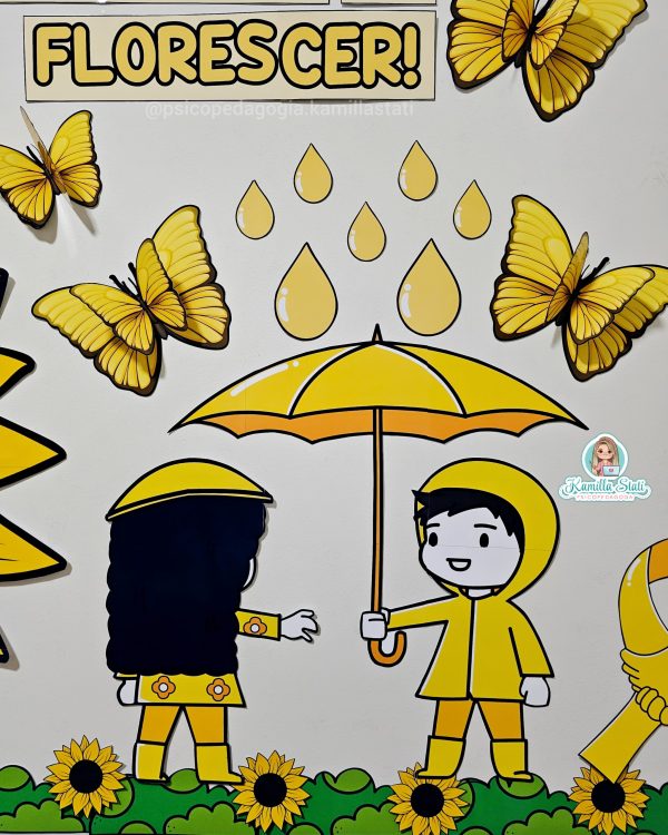 Painel setembro amarelo girassol - Imagem 5
