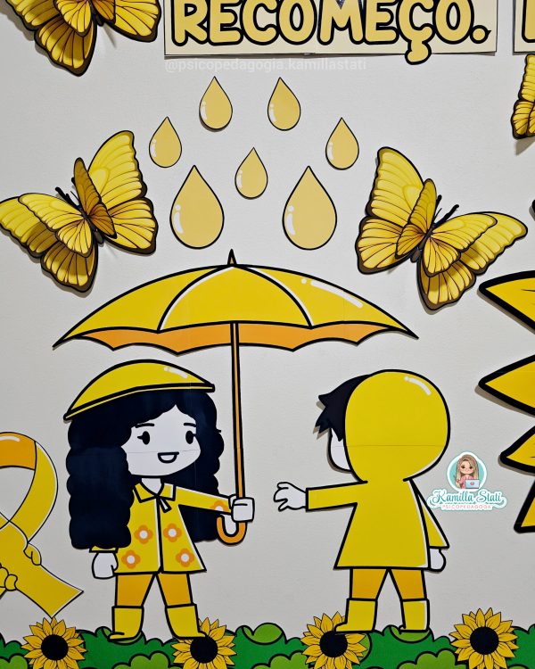 Painel setembro amarelo girassol - Imagem 6