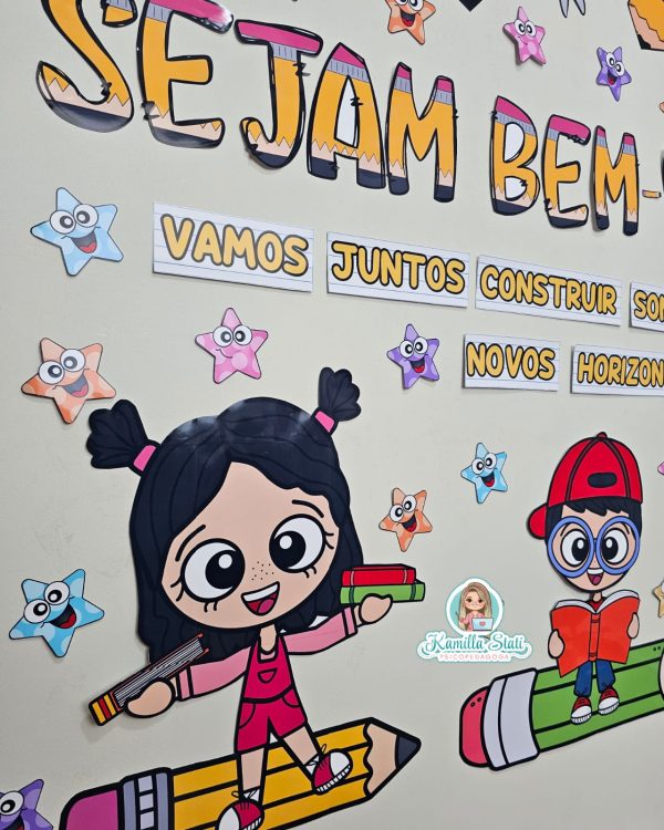 Painel volta às aulas escolar - Imagem 3