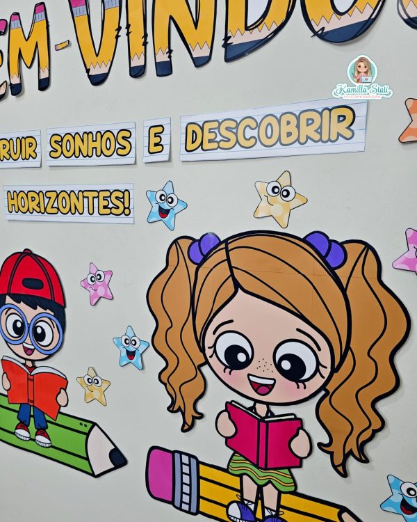 Painel volta às aulas escolar - Imagem 4