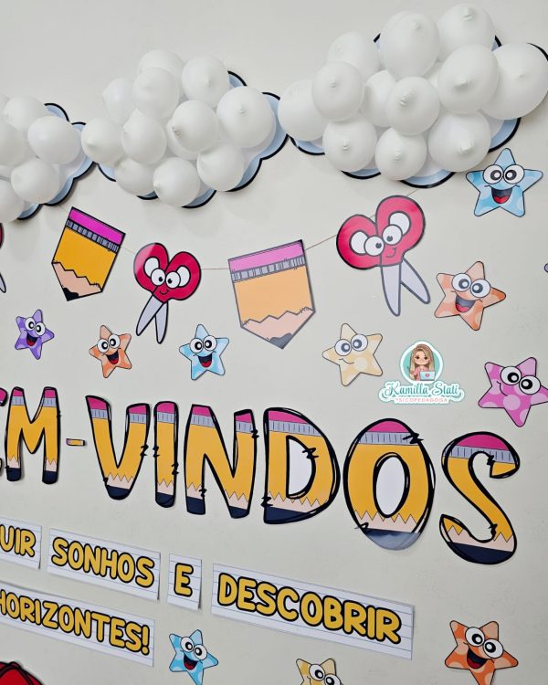 Painel volta às aulas escolar - Imagem 6