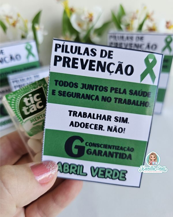 Caixinha pílulas abril verde - Imagem 4