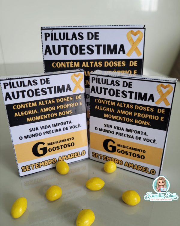 Pílulas setembro amarelo