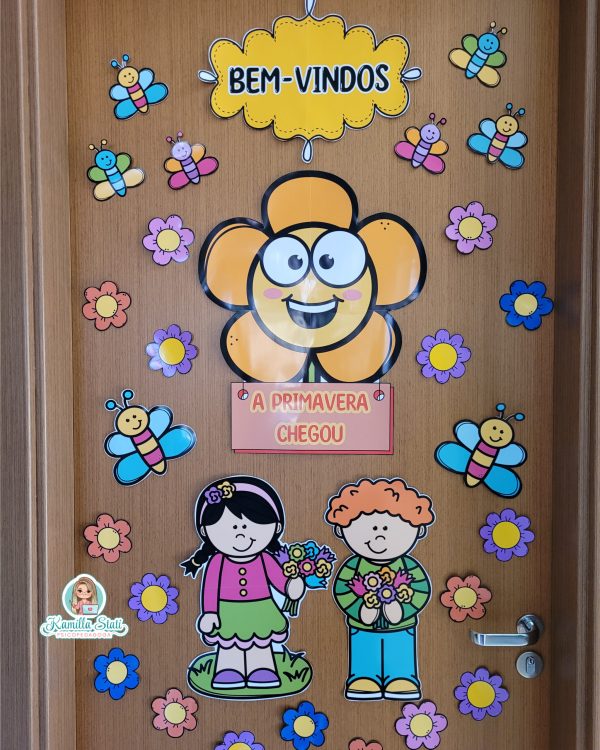 Placa de porta: primavera - Imagem 2