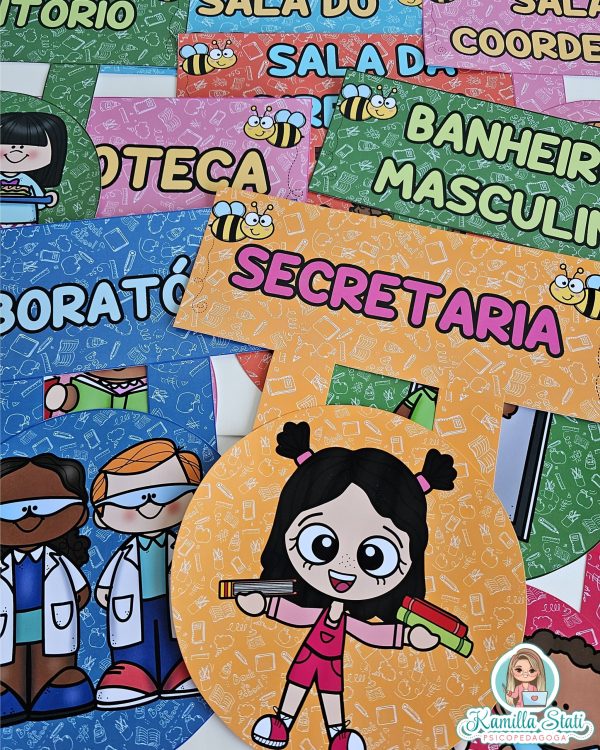 Placas de identificação de sala - Imagem 10