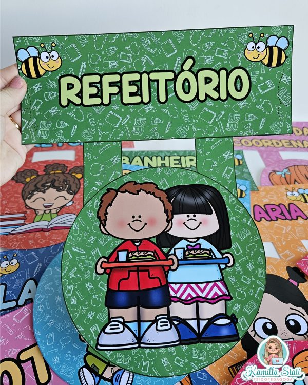 Placas de identificação de sala - Imagem 15
