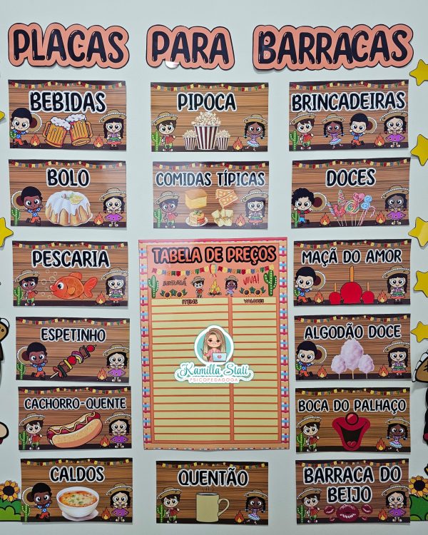 Placas para barracas de festa junina - Imagem 2