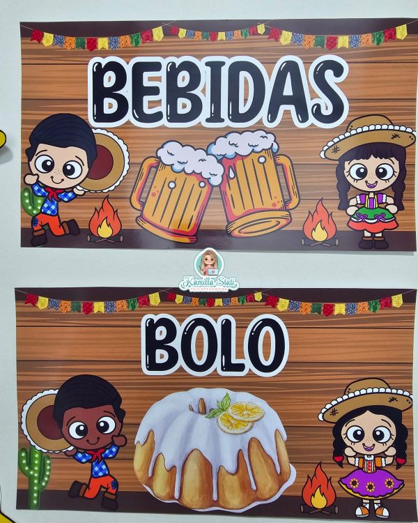 Placas para barracas de festa junina - Imagem 3