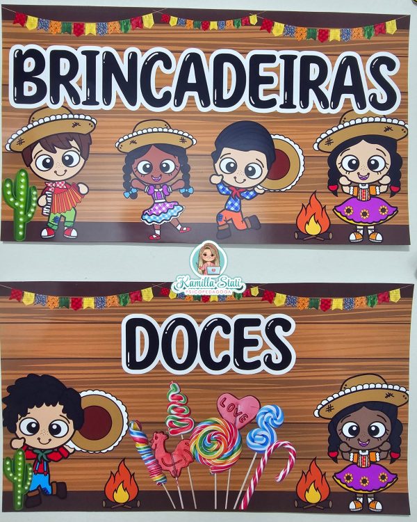 Placas para barracas de festa junina - Imagem 4