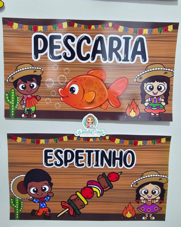 Placas para barracas de festa junina - Imagem 5