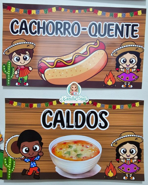 Placas para barracas de festa junina - Imagem 6