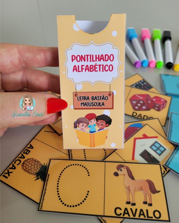 Pontilhado alfabético: letra bastão - Imagem 4
