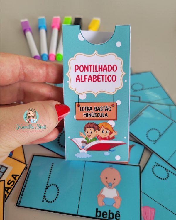 Pontilhado alfabético: letra bastão - Imagem 5