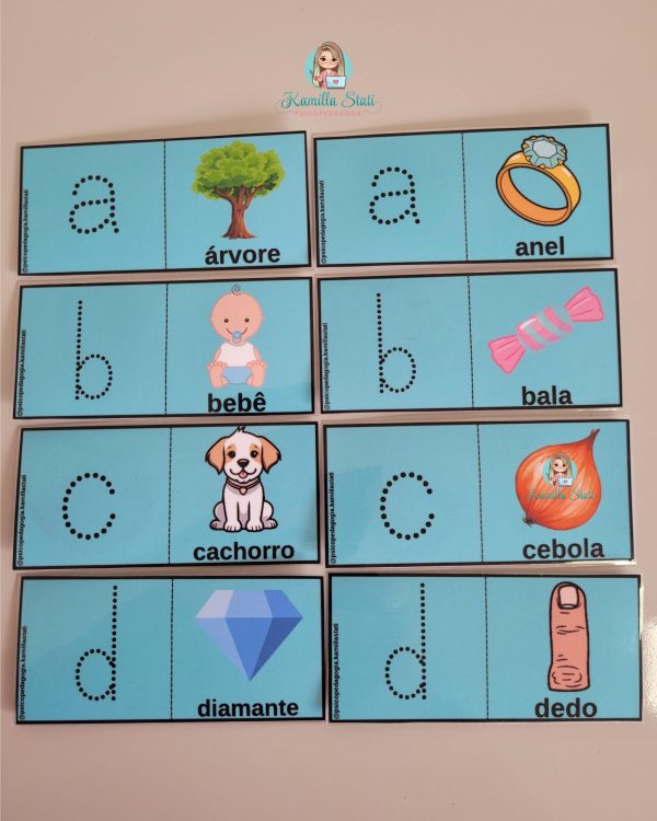 Pontilhado alfabético: letra bastão - Imagem 7