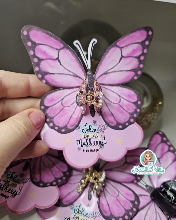 Borboleta presilha dia da mulher