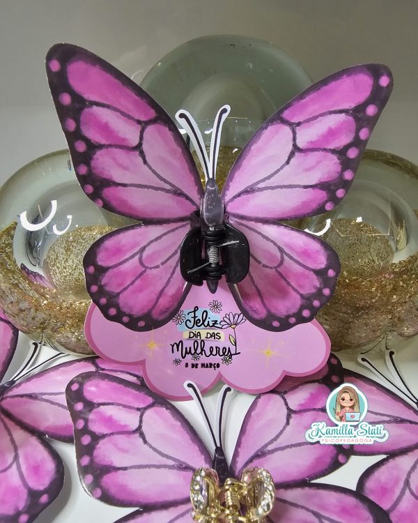 Borboleta presilha dia da mulher - Imagem 4
