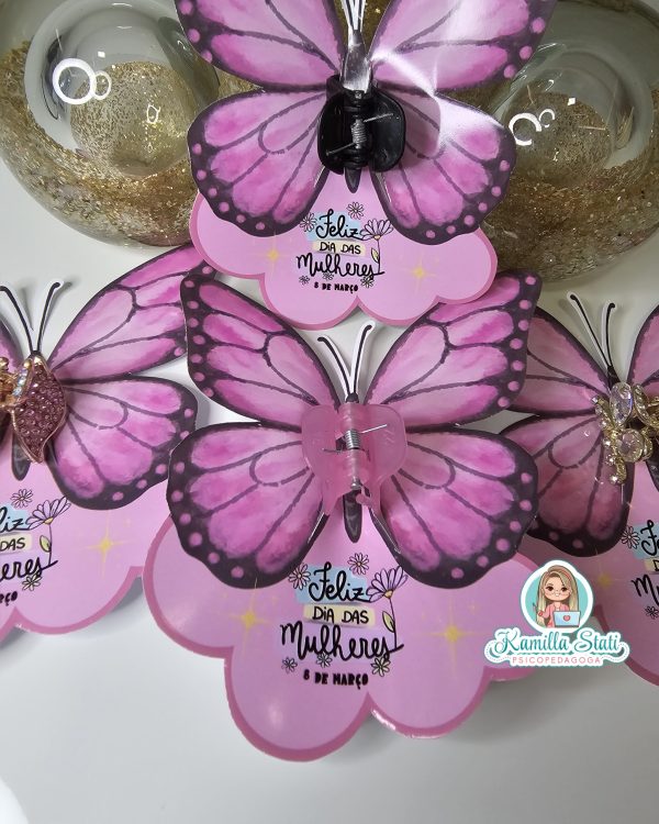 Borboleta presilha dia da mulher - Imagem 5