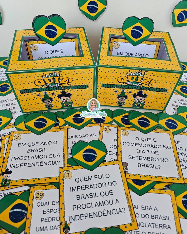 Quiz 07 de setembro independência do Brasil