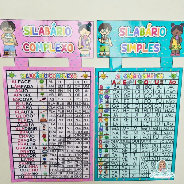Silabário simples e complexo doce aventura