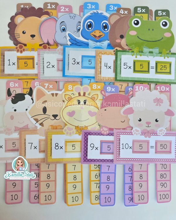 Tabuada lúdica de multiplicação - Imagem 2