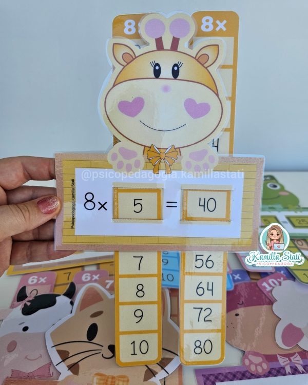 Tabuada lúdica de multiplicação - Imagem 6