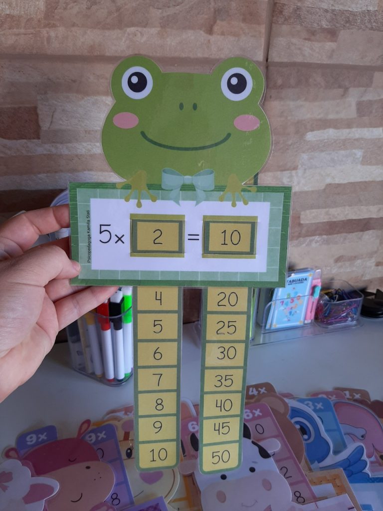 Tabuada lúdica de multiplicação - Abc Pedagógico Infantil